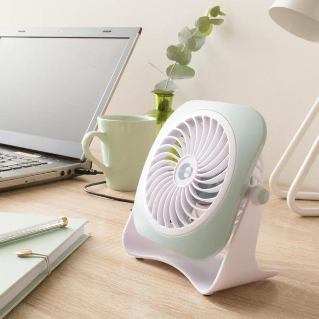 Wentylator biurkowy cyrkulacyjny mini 10 cm USB Laguna Equation