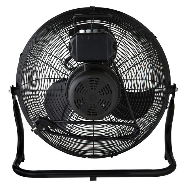 Wentylator podłogowy cyrkulacyjny bębnowy 40 cm 60W czarny Equation