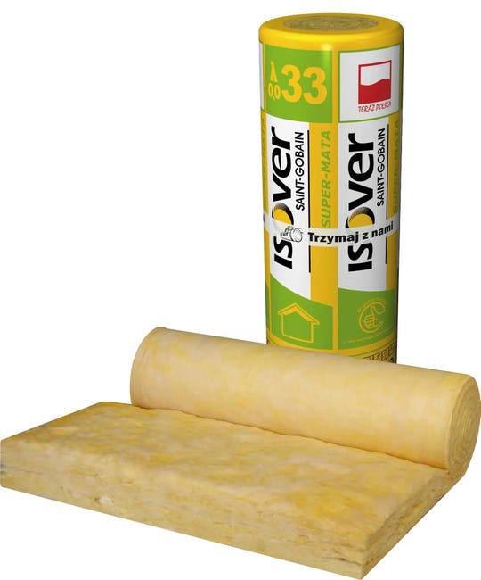 Wełna mineralna Super Mata 100 mm Isover