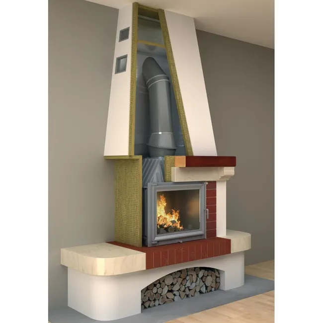 Wełna skalna kominkowa Firerock 3 cm 0.6 m2 Rockwool