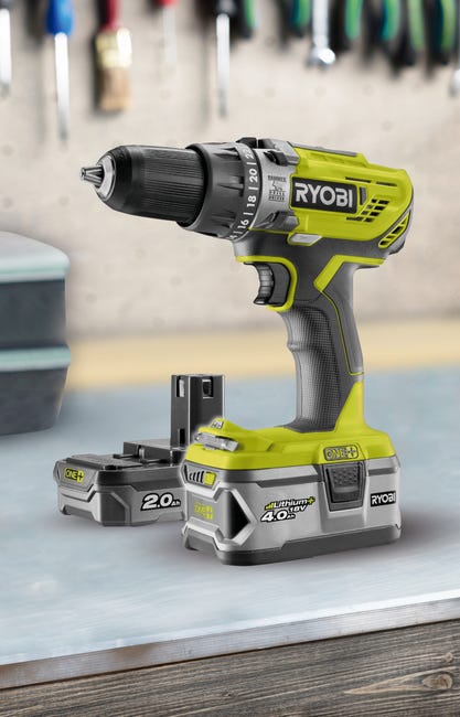 Wiertarko-wkrętarka akumulatorowa Ryobi One+ R18PD3-242S 18V 4Ah