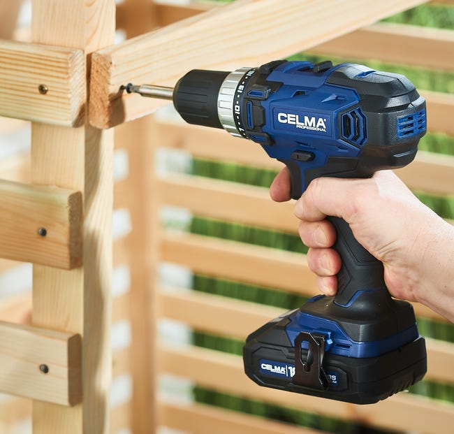 Wiertarko - wkrętarka CELMA Professional WAK-Li 18OBS 18V 2x2Ah 50Nm
