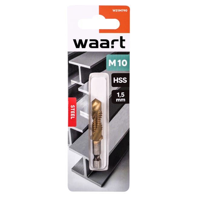 Wiertło do gwintów HSS M10 x 54 mm WAART