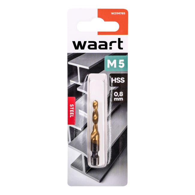 Wiertło do gwintów HSS M5 x 54 mm WAART