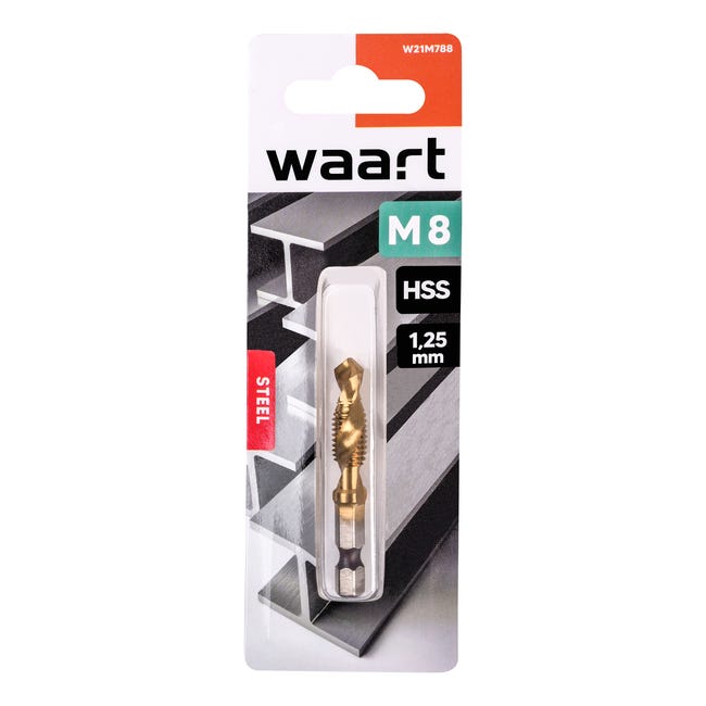 Wiertło do gwintów HSS M8 x 54 mm WAART