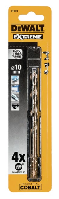Wiertło do metalu COB 10/133 mm 1 szt. DT4914-QZ DEWALT