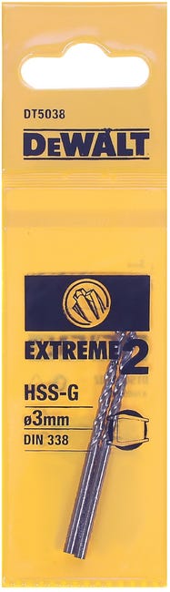 Wiertło do metalu HSS 3/61 mm DT5038-QZ 2 szt. DEWALT