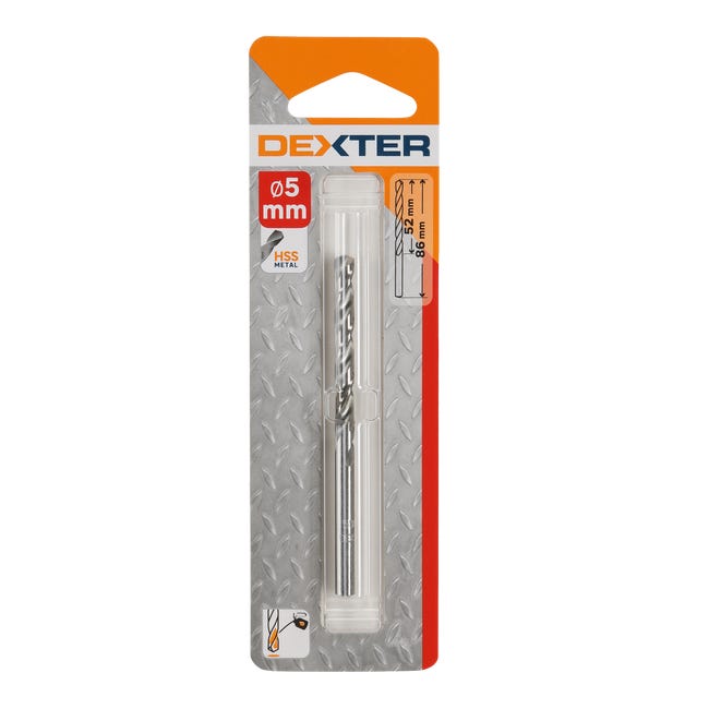 Wiertło do metalu HSS 5 / 86 mm DEXTER