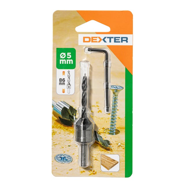 Wiertło z nawiertakiem do drewna 5 x 86 mm DEXTER