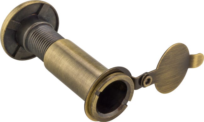 Wizjer do drzwi regulowany 35 - 55 mm Patyna