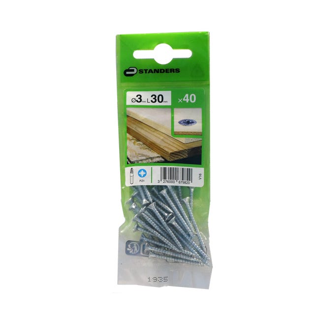 Wkręt 3 x 30 mm 40 szt. Standers