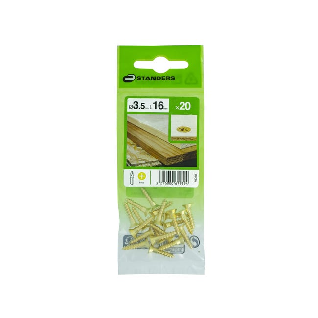 Wkręt 3.5 x 16 mm 20 szt. Standers
