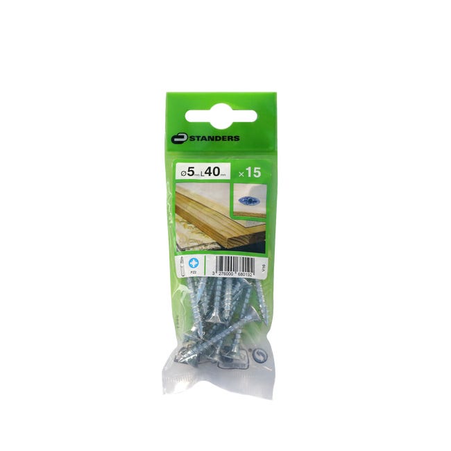 Wkręt 5 x 40 mm 15 szt. Standers