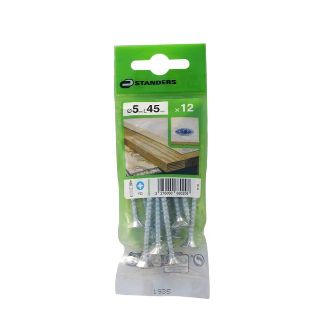 Wkręt 5 x 45 mm 12 szt. Standers
