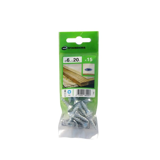 Wkręt 6 x 20 mm 15 szt. Standers