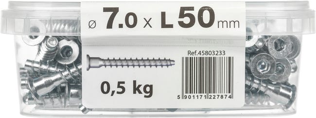 Wkręt konfirmat 7.0 x 50 mm 0.5 kg Standers