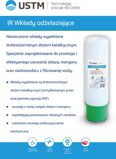 Wkład do filtra odżelaziający 10