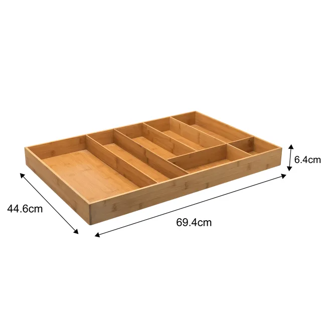Wkład do szuflad 70 cm bambus Delinia