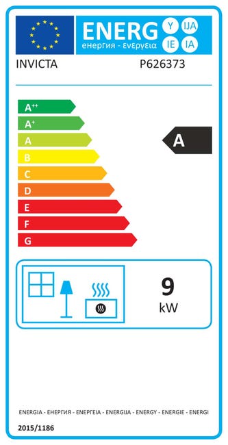 Wkład kominkowy narożny lewy ECO 9 kW Invicta