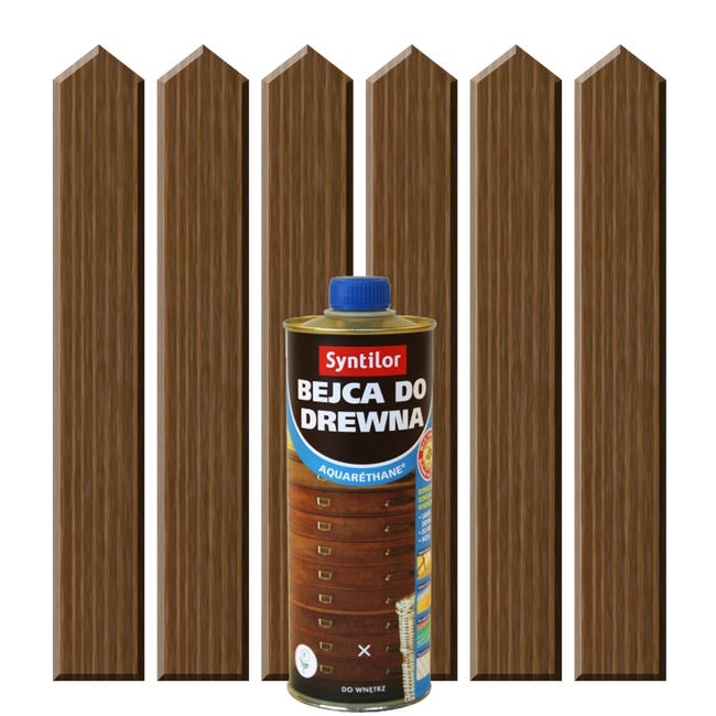 Wodna bejca do drewna AQUARETHANE 0.5 l Dąb średni SYNTILOR