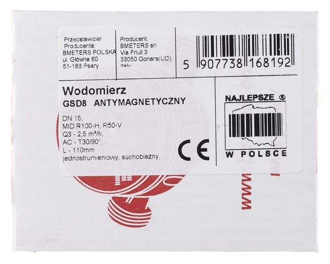 Wodomierz GSD8 JS 2.5 CW 1/2 BIMETERS