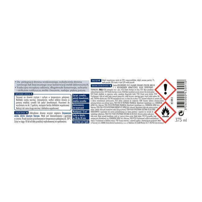 Wosk ANTIQUAIRE 375 ml Dąb średni STARWAX