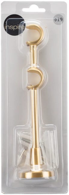 Wspornik do karnisza 19 mm podwójny mosiądz mat 150 mm Inspire