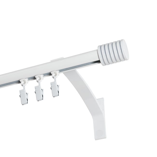 Wspornik podwójny do profilu aluminiowego 18 cm biały