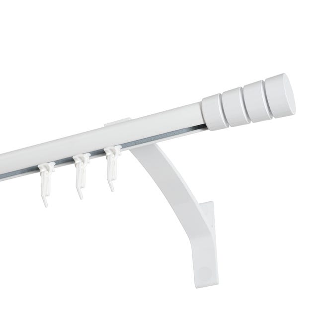 Wspornik podwójny do profilu aluminiowego 18 cm biały