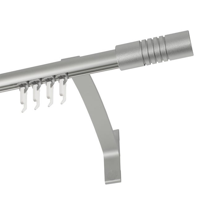 Wspornik pojedynczy do profilu aluminiowego 18 cm srebrny
