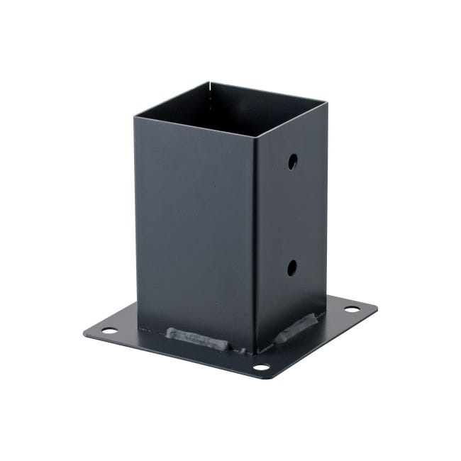 Wspornik słupka przykręcany 9x9 cm Suki Plug-in antracyt