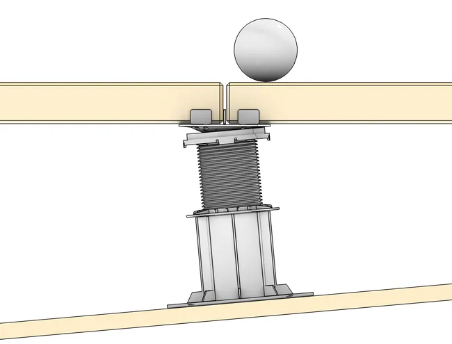 Wspornik tarasowy 8mm 10szt. DD Pedestals