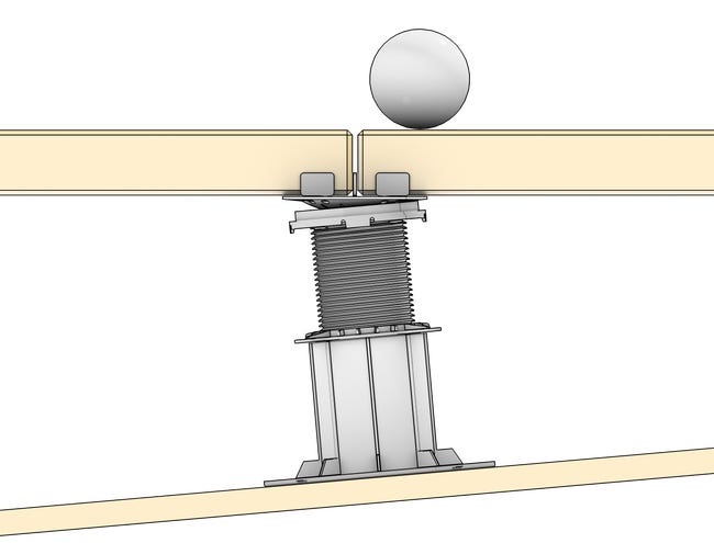 Wspornik tarasowy regulowany 120-220 mm DD Pedestals