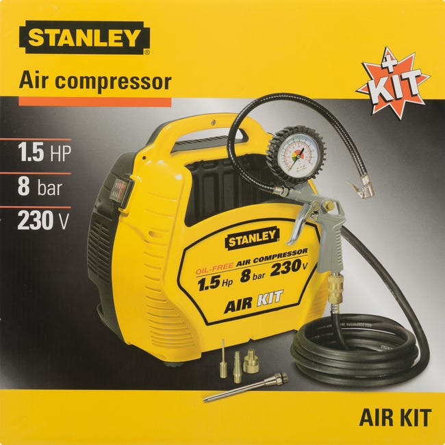 Współosiowy bezolejowy kompresor 8215190STN595 0 l 8 bar STANLEY