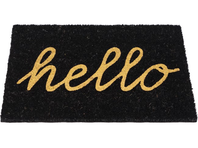 Wycieraczka wewnętrzna Couleur Glitter 60 x 40 cm kokos