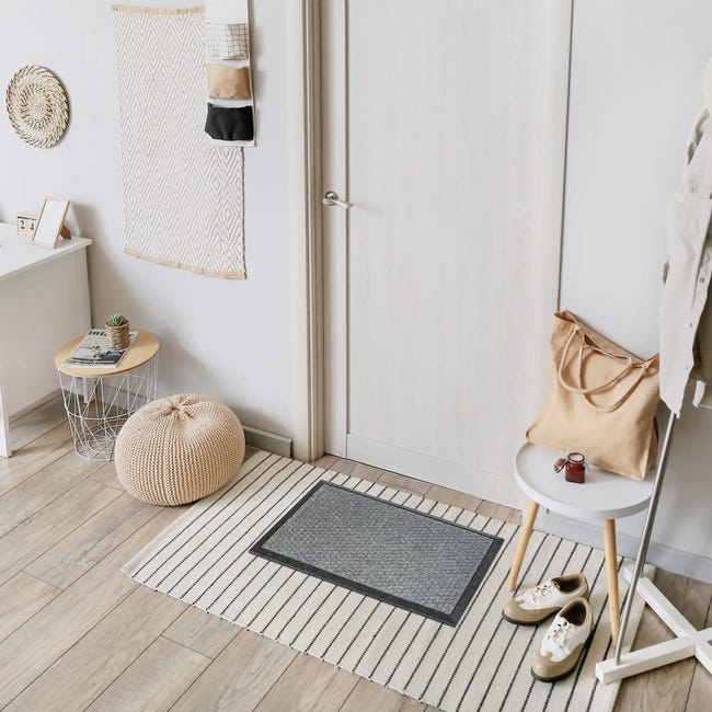 Wycieraczka wewnętrzna Soft Step Vegas 60 x 40 cm szara z recyklingu