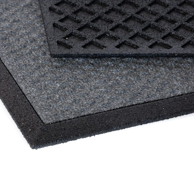 Wycieraczka wewnętrzna Soft Step Vegas 60 x 40 cm szara z recyklingu