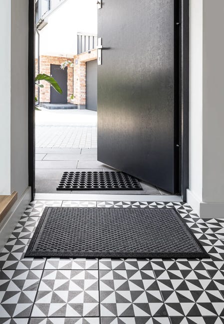Wycieraczka wewnętrzna Soft Step Vegas 75 x 45 cm szara z recyklingu