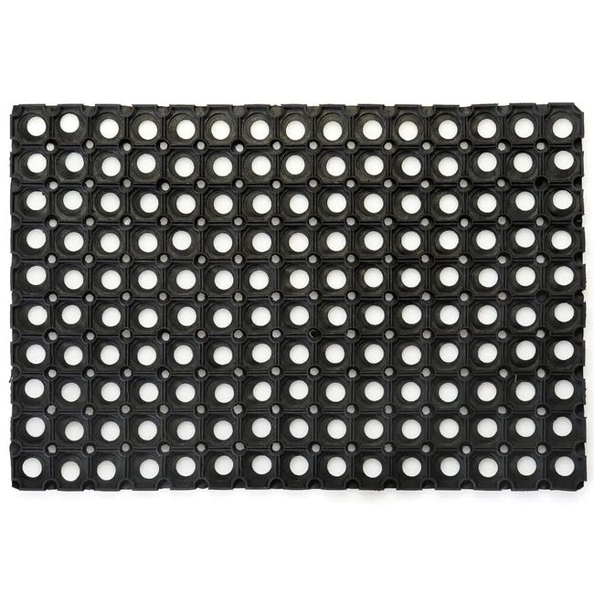Wycieraczka zewnętrzna Alfa 100 x 50 cm gumowa czarna