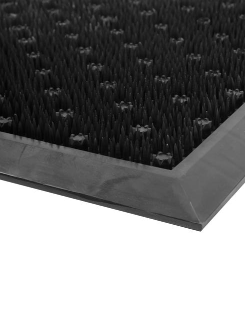 Wycieraczka zewnętrzna Dirt Scraper 60 x 37 cm czarna z recyklingu