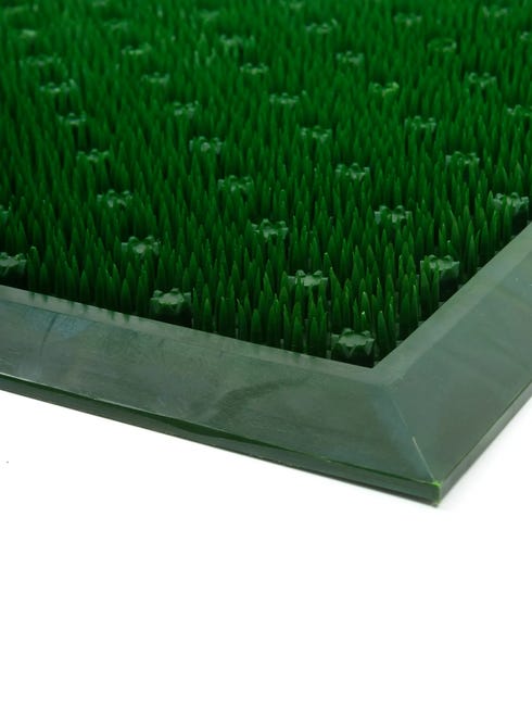 Wycieraczka zewnętrzna Dirt Scraper 60 x 37 cm zielona z recyklingu