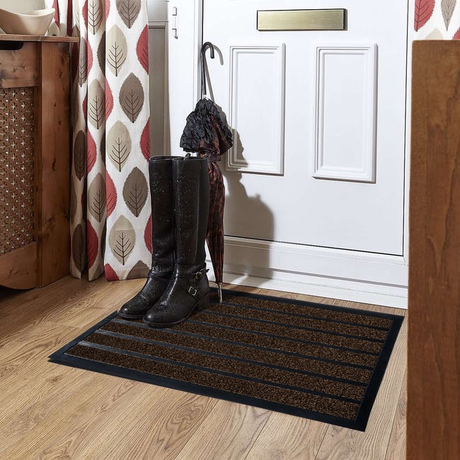 Wycieraczka zewnętrzna/wewnętrzna Grass Mat 75 x 45 cm brązowa