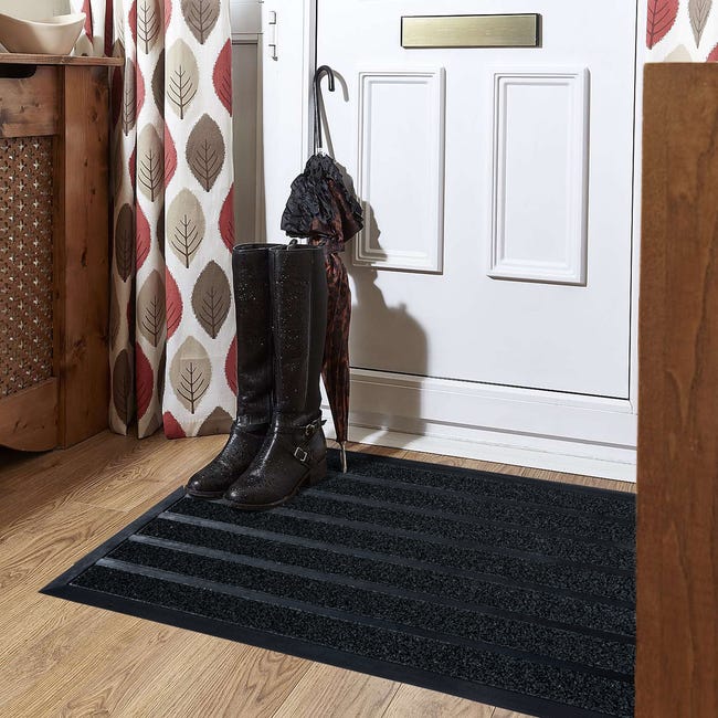 Wycieraczka zewnętrzna/wewnętrzna Grass Mat 90 x 60 cm szara