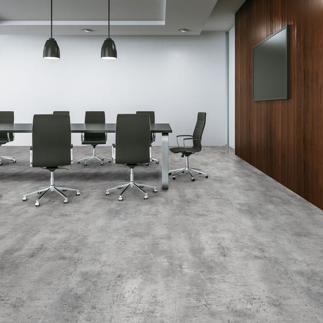 Wykładzina PCV Maxima szary beton 3 m