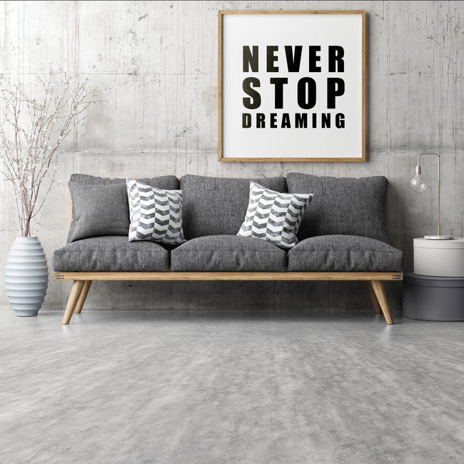 Wykładzina PCV Orion szary beton 4 m