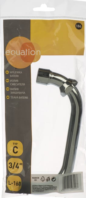 Wylewka do zlewu i umywalki C L-160 mm EQUATION