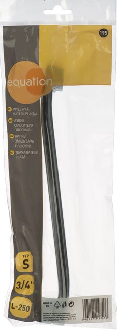 Wylewka do zlewu i umywalki S L-250 mm EQUATION