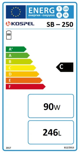 Wymiennik pionowy z 2 wężownicami SB Termo Solar 246 l Kospel