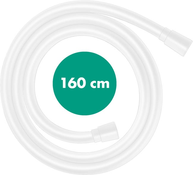 Wąż prysznicowy biały Isiflex 160 cm Hansgrohe