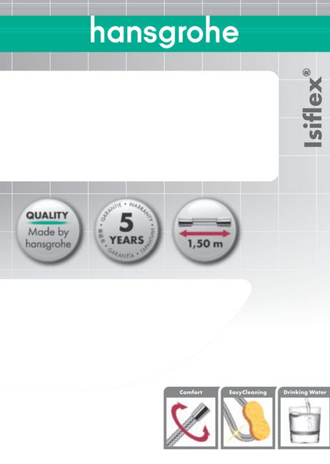 Wąż prysznicowy chrom Isiflex 150 cm Hansgrohe